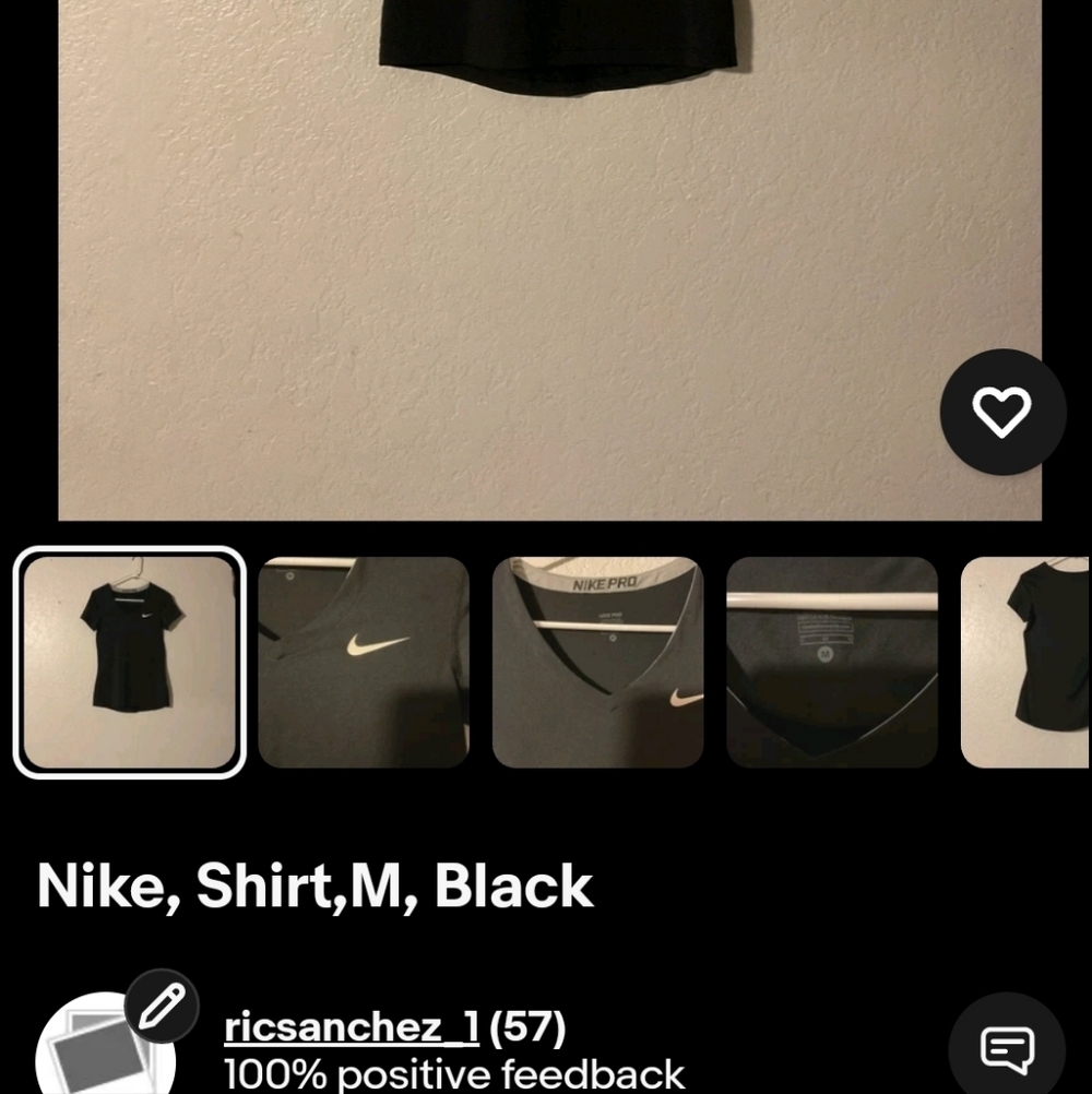 Nike Black Performance Shirt